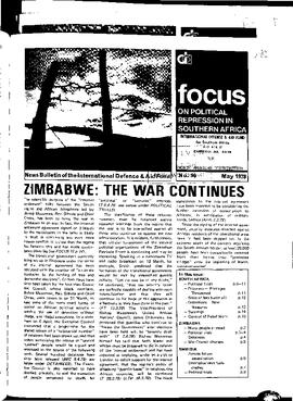 Focus on Political Repression in Southern Africa - Issue 16