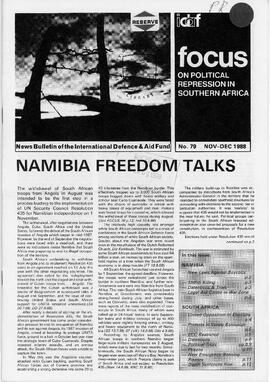 Focus on Political Repression in Southern Africa - Issue 79