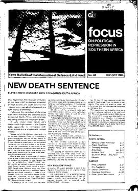 Focus on Political Repression in Southern Africa - Issue 48