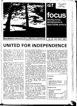 Focus on Political Repression in Southern Africa - Issue 65