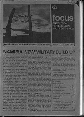 Focus on Political Repression in Southern Africa - Issue 34