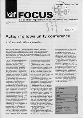 Focus on Political Repression in Southern Africa - Issue 87