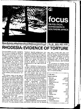 Focus on Political Repression in Southern Africa - Issue 25