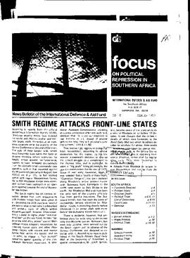 Focus on Political Repression in Southern Africa - Issue 8