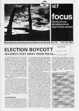 Focus on Political Repression in Southern Africa - Issue 80